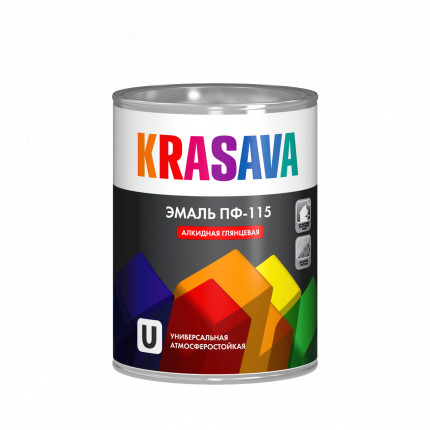 KRASAVA PAINT ENAMEL YELLOW 2.7KG PF-115