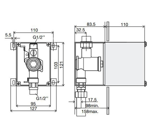 OLI 883087 URINAL CONCEALED PRE-INSTALLATION EAQUA (1)