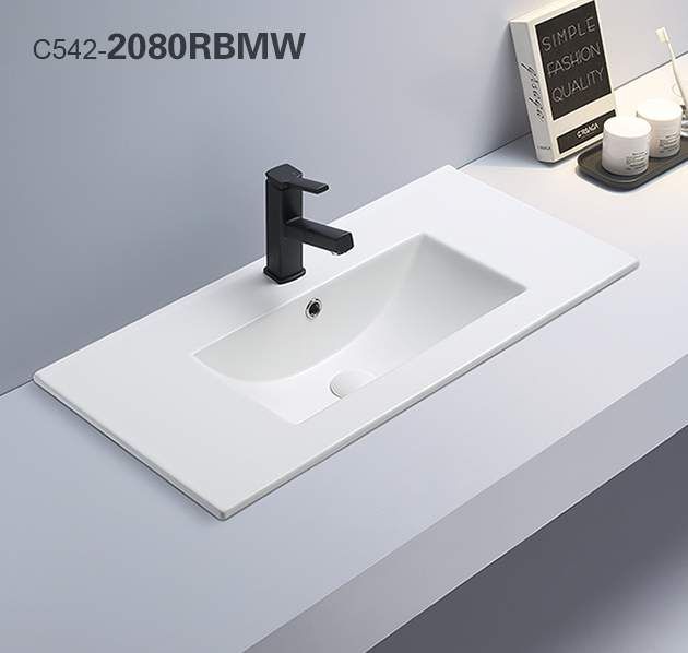 RICO 2080RB FURNITURE BASIN 805X395X180 WHITE (1)