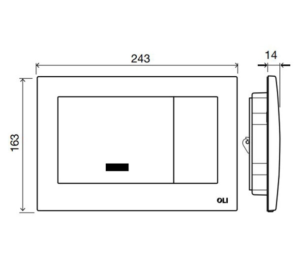 OLI 079206 PUSH BUTTON ELECTRA III FOR 177305 ELECTRONIC (1)