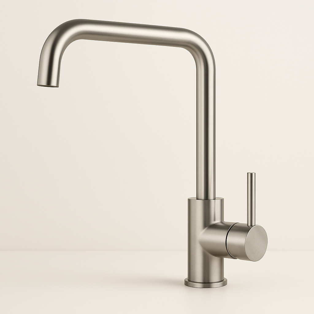 20250408_2213_Modern Stainless Faucet_remix_01jrb9pqj3e14tmz8h78my9tzy