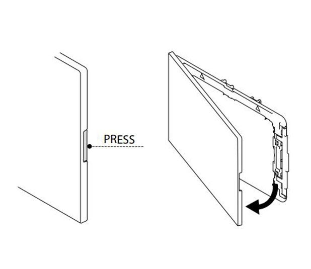 OLI 152939 PUSH BUTTON NARROW WHITE, FOR 885052 MECHANICAL (1)