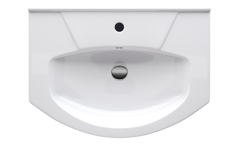 ROSA FURNITURE BASIN ELEGANCE 60CM WHITE (1)