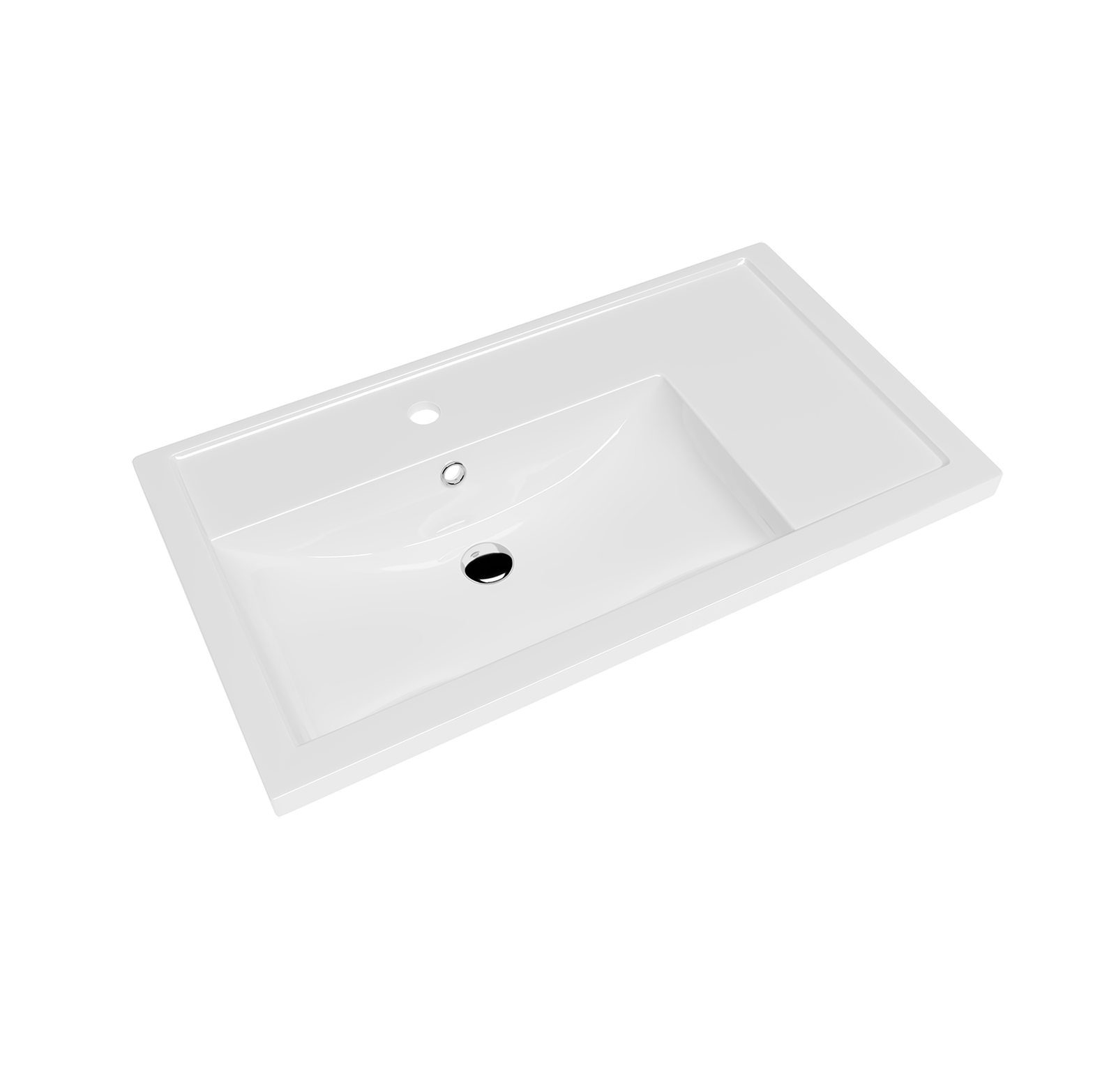 ROSA FURNITURE BASIN FOSTER-P 80CM WHITE (2)