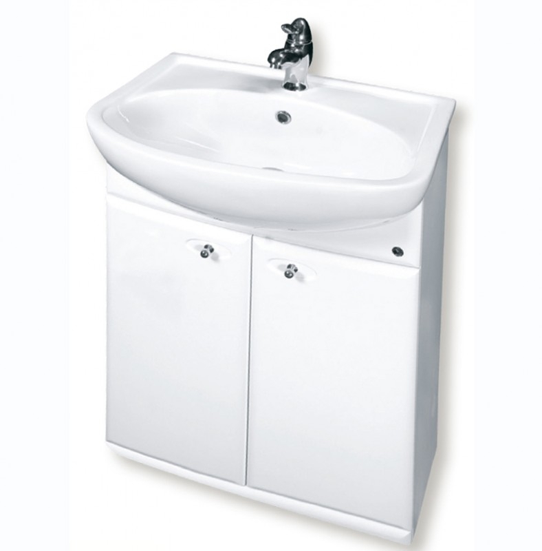 ROSA FURNITURE BASIN UYUT 60CM  WHITE 1