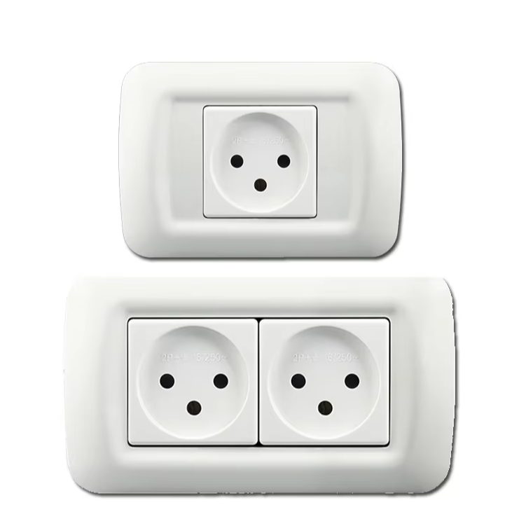 CRABATBU SOCKET PLUG FIRE RESISTANT 16A WHITE