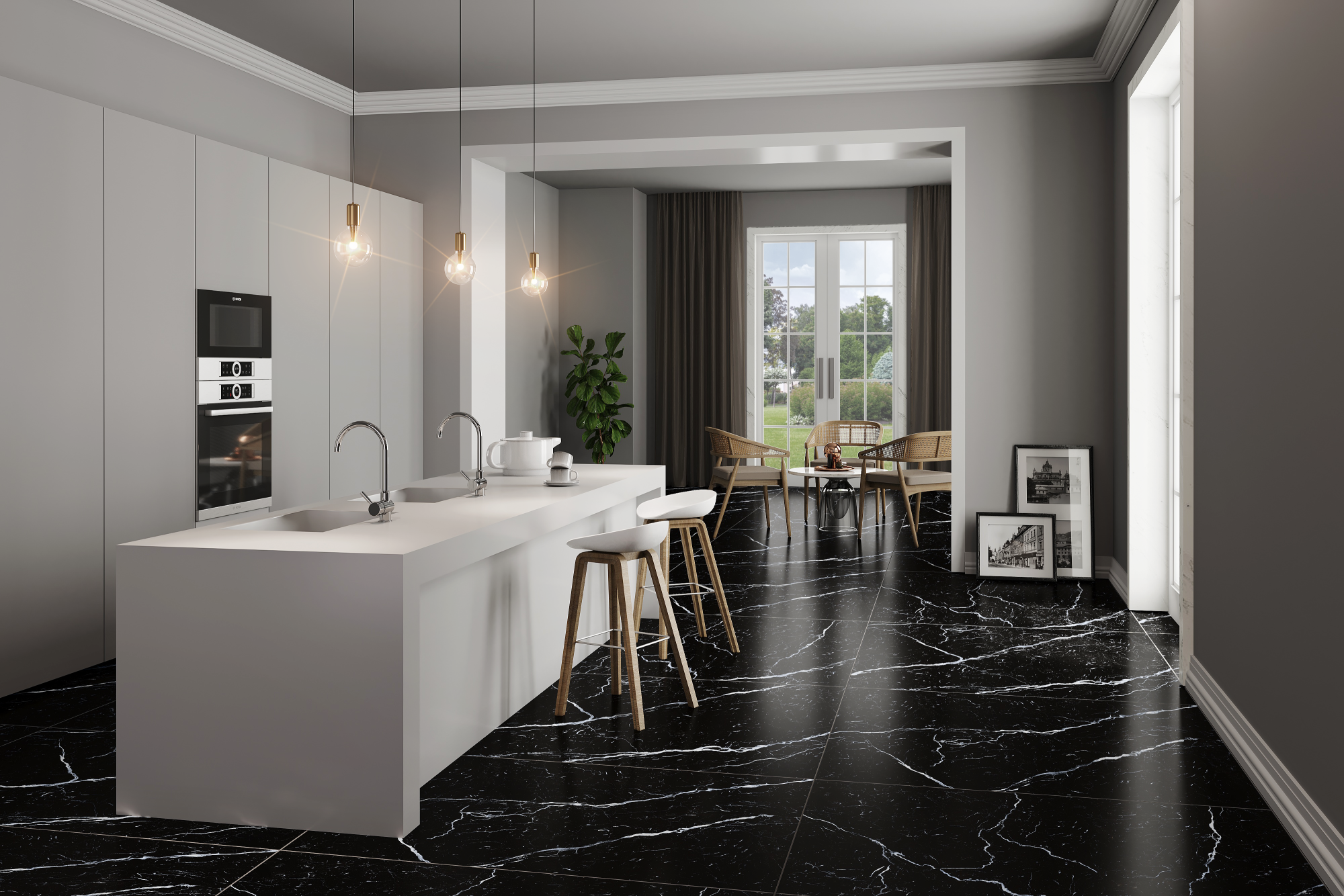 POSH BLACK MARQUINA_